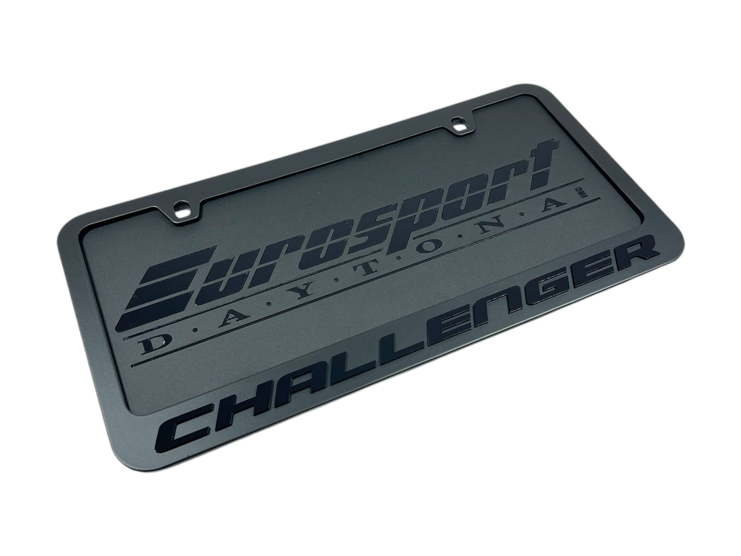 Dodge Challenger Black License Plate Frame