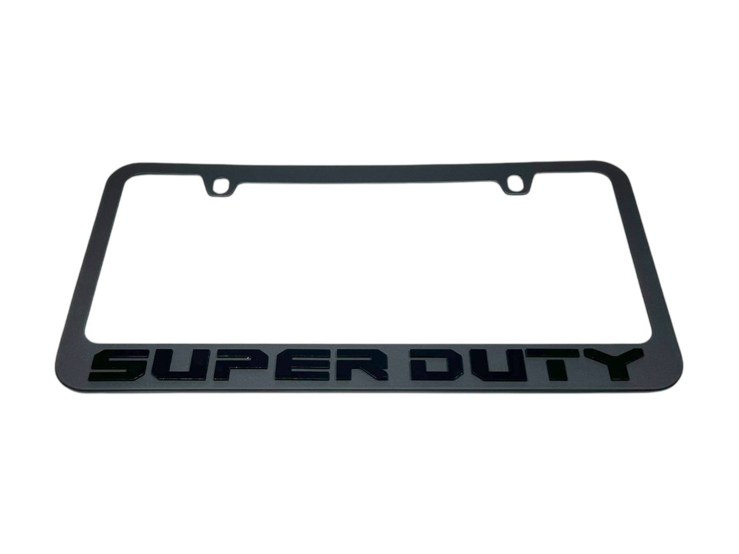 Ford Super Duty Black License Plate Frame
