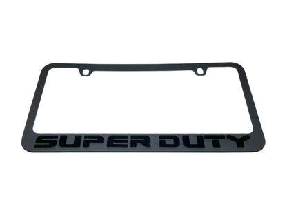 Ford Super Duty Black License Plate Frame