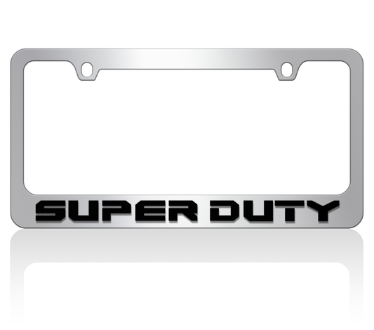 Ford Super Duty Chrome License Plate Frame