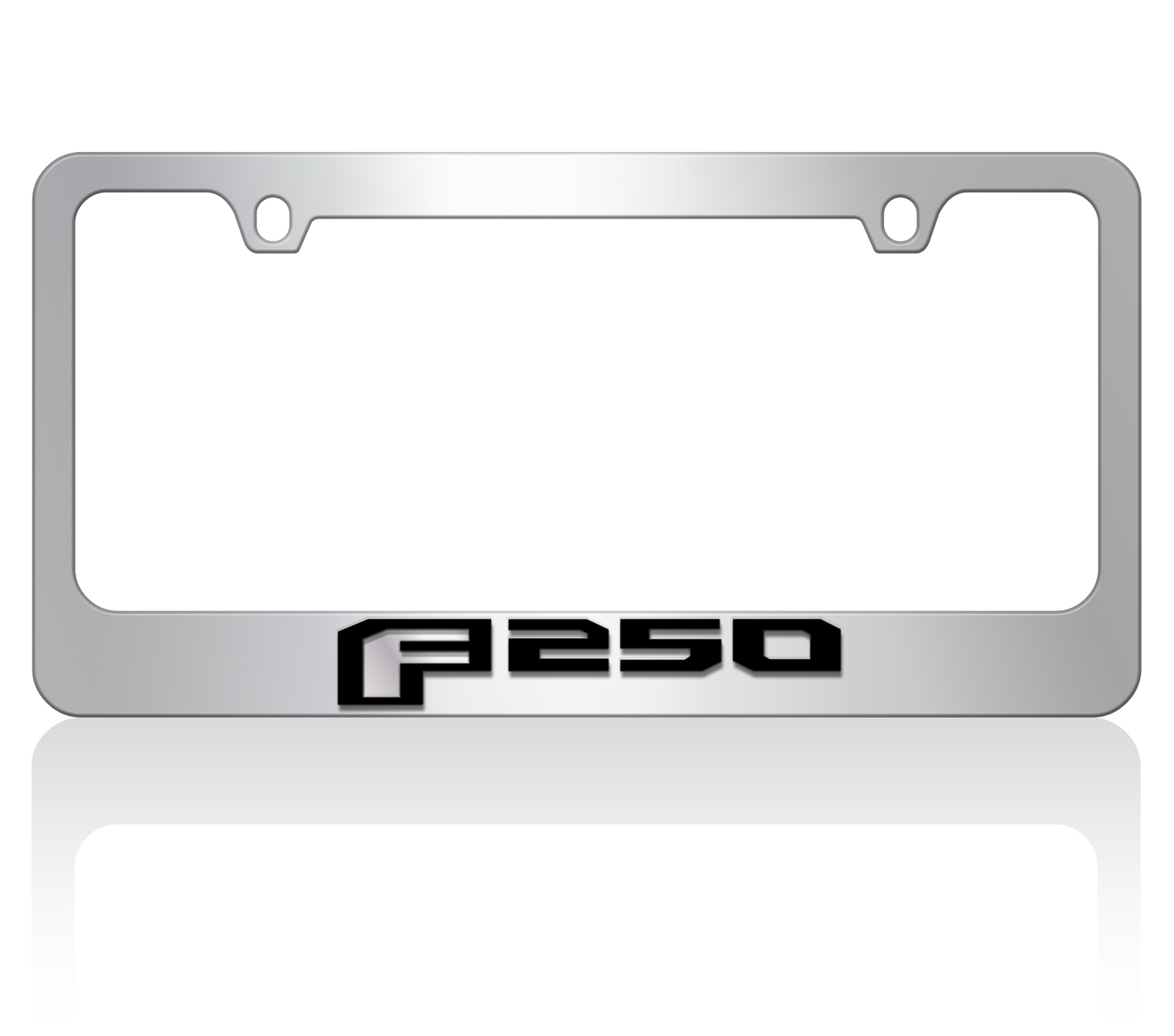 Ford F-250 Chrome License Plate Frame