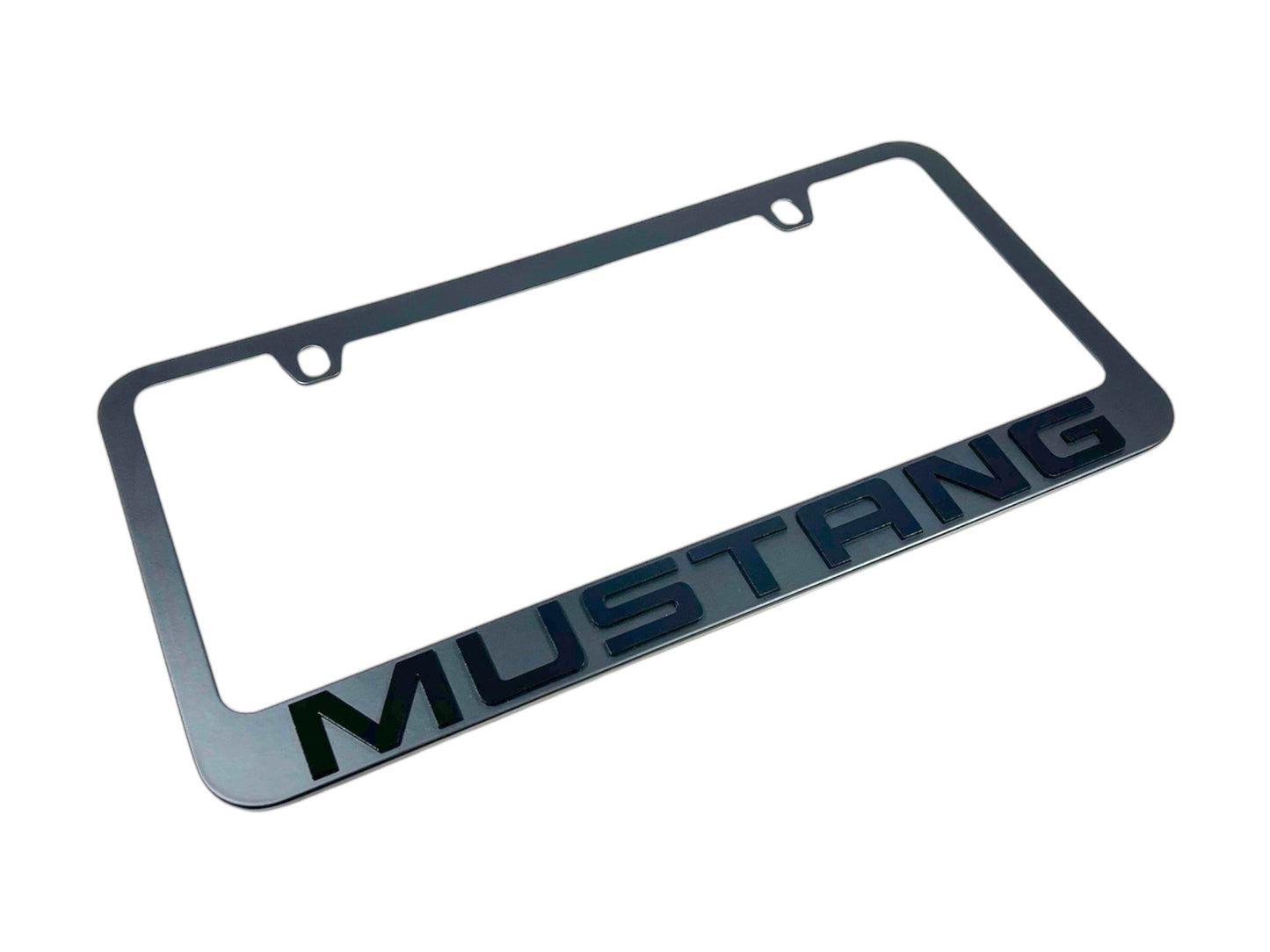 Ford Mustang Black License Plate Frame