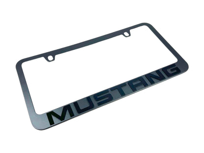 Ford Mustang Black License Plate Frame