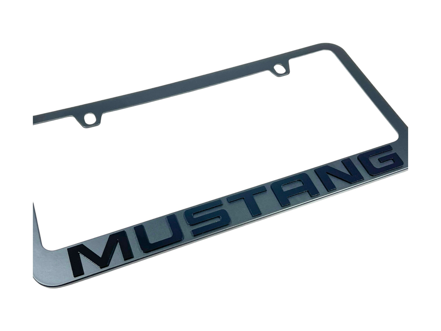 Ford Mustang Black License Plate Frame
