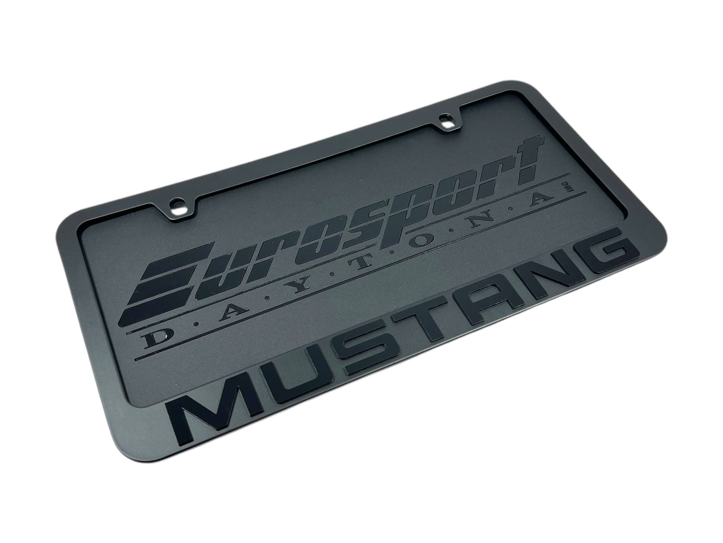 Ford Mustang Black License Plate Frame