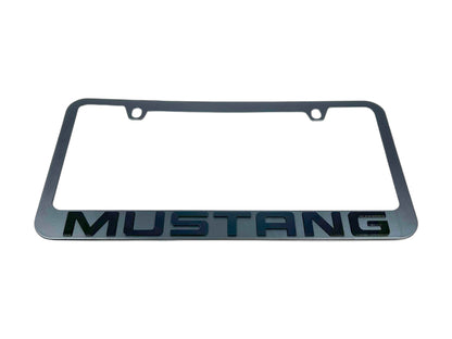 Ford Mustang Black License Plate Frame