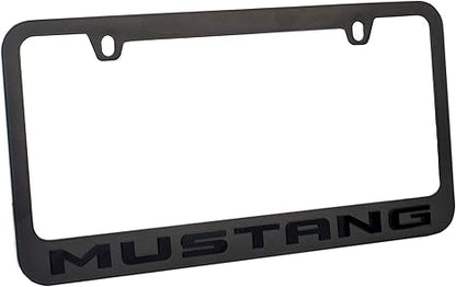 Ford Mustang Black License Plate Frame