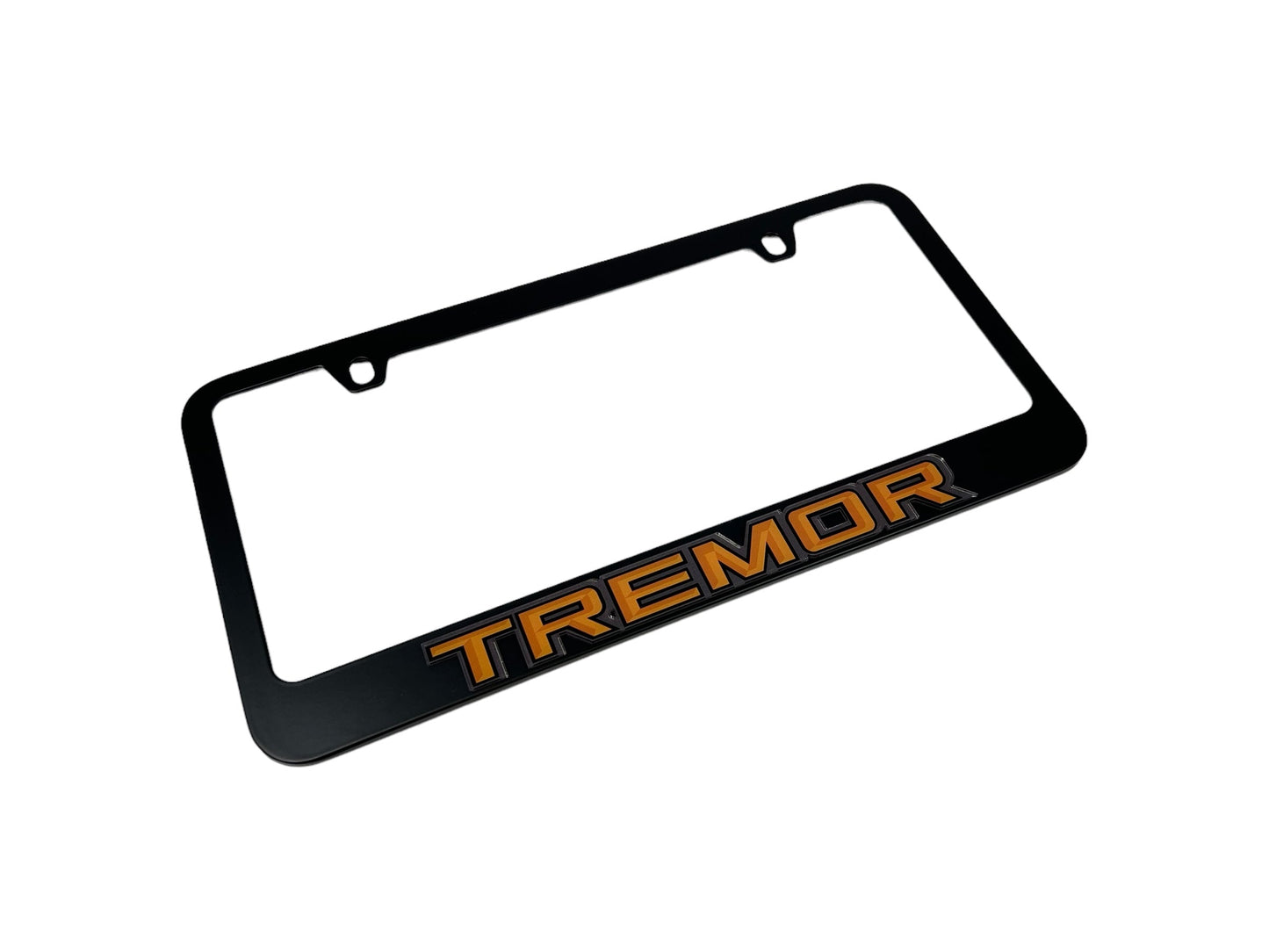 Ford Tremor Black Powder-Coated Metal License Plate Frame