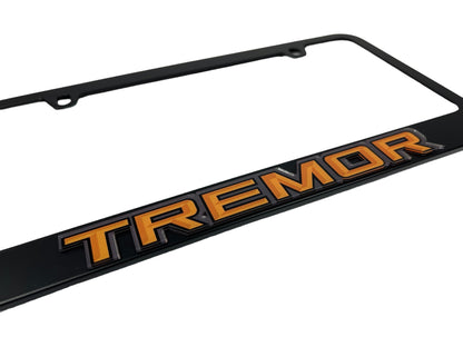 Ford Tremor Black Powder-Coated Metal License Plate Frame