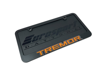 Ford Tremor Black Powder-Coated Metal License Plate Frame