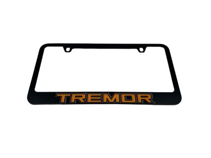 Ford Tremor Black Powder-Coated Metal License Plate Frame