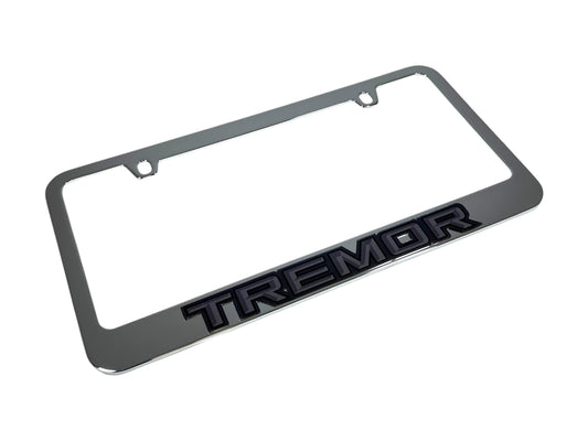 Ford Tremor Blacked Out Chrome License Plate Frame