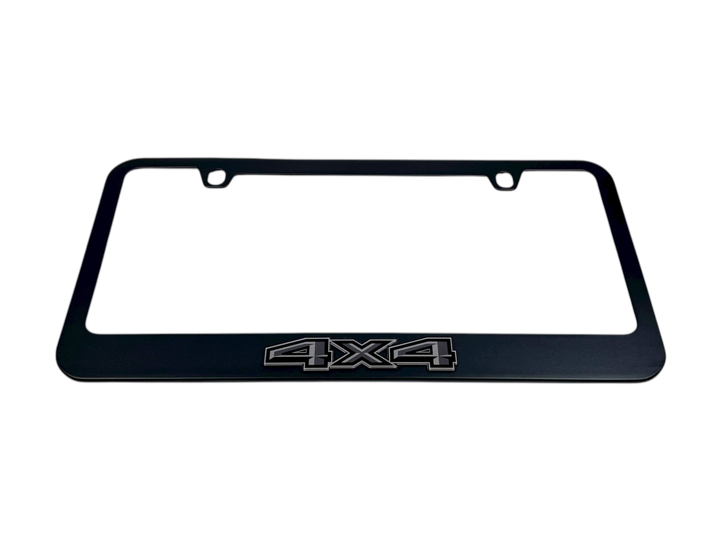 Ford 4X4 Blacked Out Black License Plate Frame