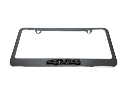 Ford 4X4 Blacked Out Chrome License Plate Frame