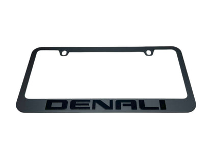 Denali Blacked Out License Plate Frame