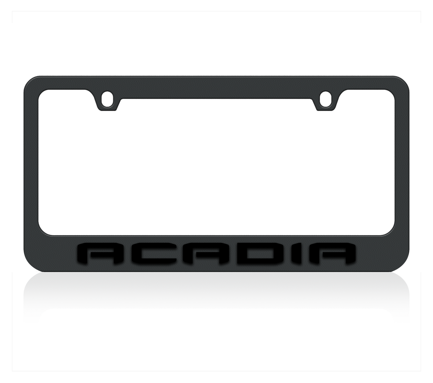 2019 GMC Acadia Blacked Out License Plate Frame