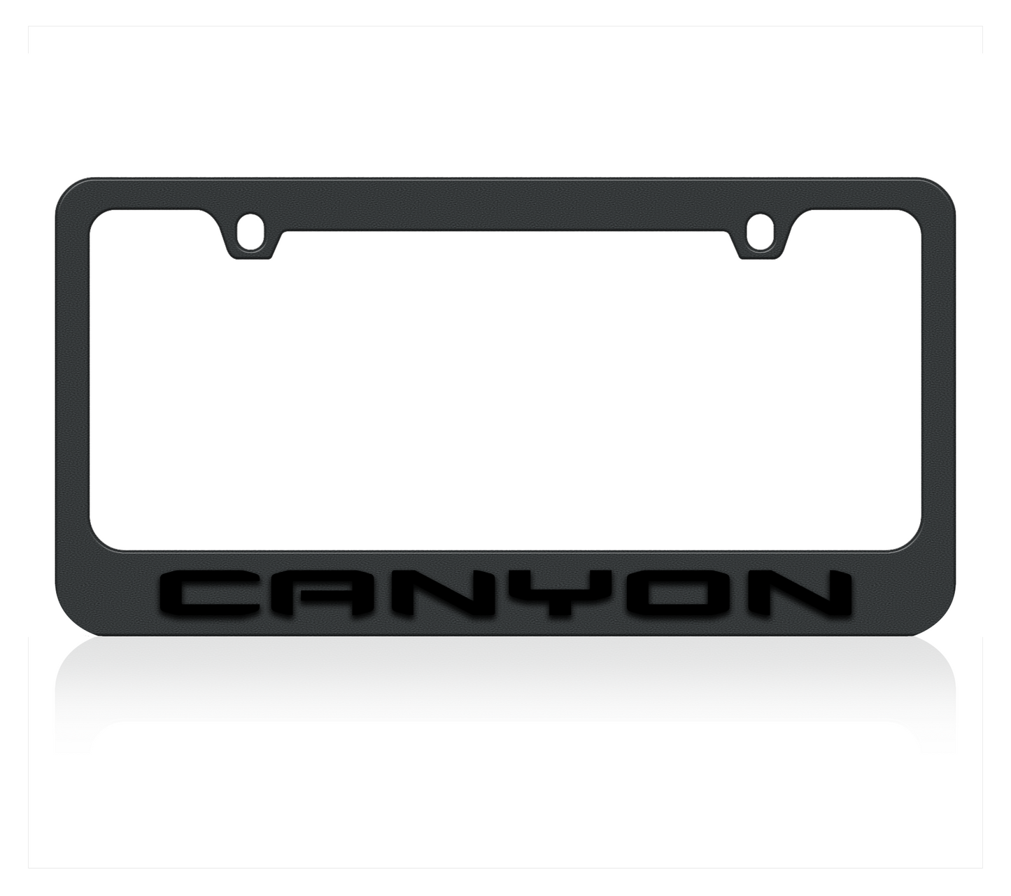 GMC Canyon Blacked Out License Plate Frame