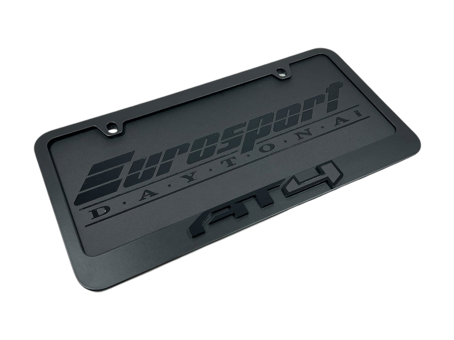 GMC AT4 Blacked out License Plate Frame