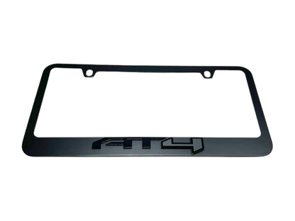 GMC AT4 Blacked out License Plate Frame
