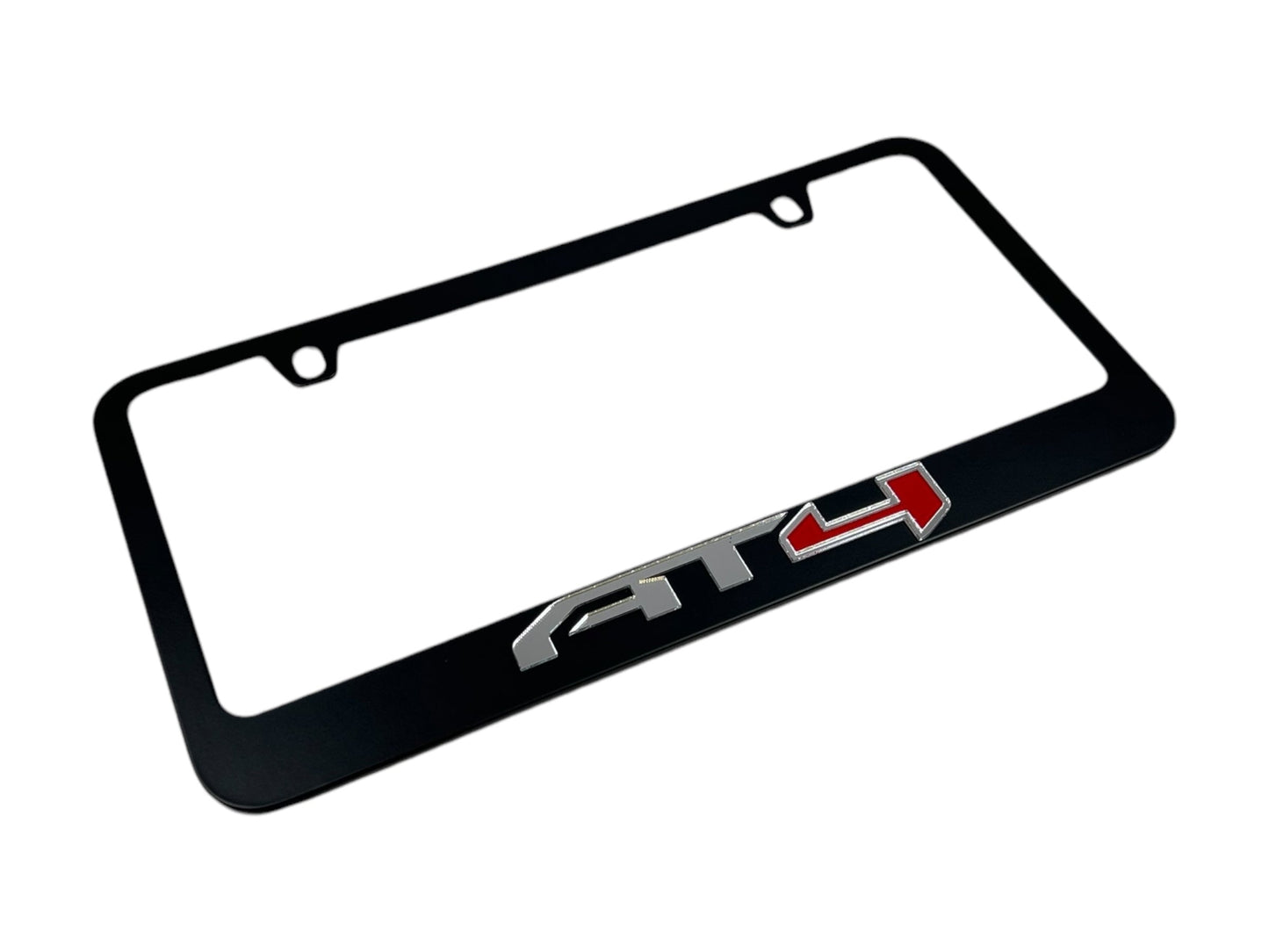 GMC AT4 Black License Plate Frame