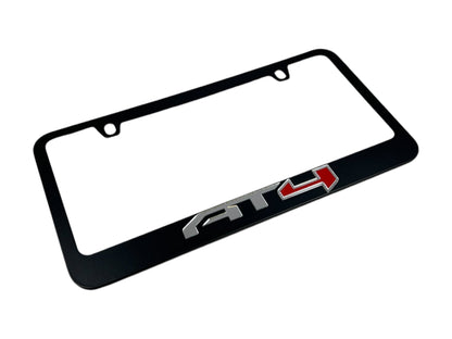 GMC AT4 Black License Plate Frame