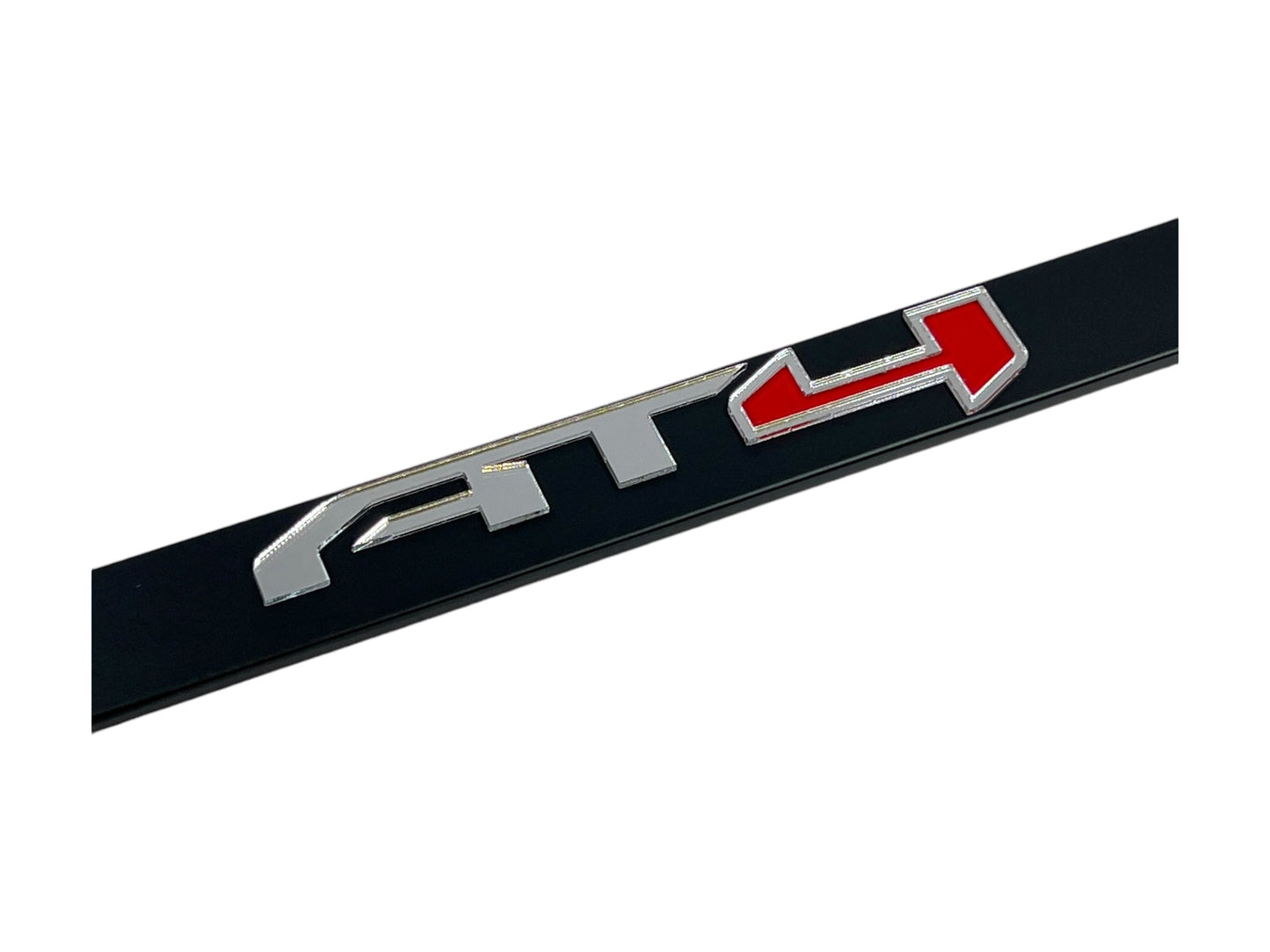 GMC AT4 Black License Plate Frame
