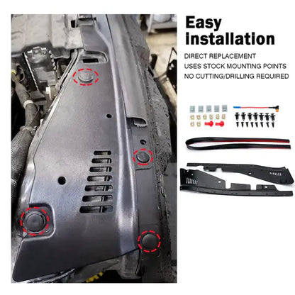 Vader Series Angry Grille with Turn Signals – Fits Jeep Wrangler JL & Gladiator JT