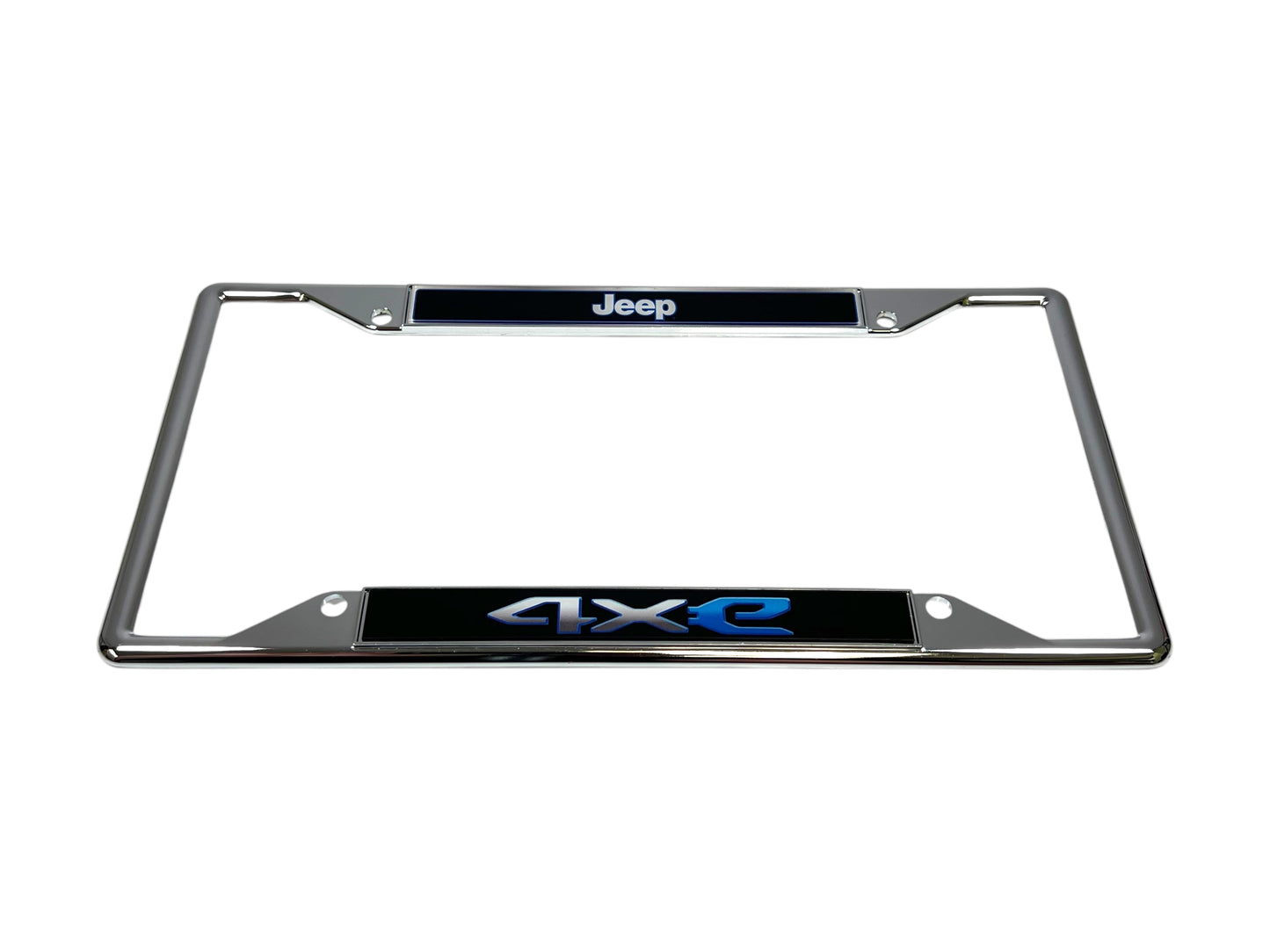 Jeep 4XE Chrome Plated License Plate Frame