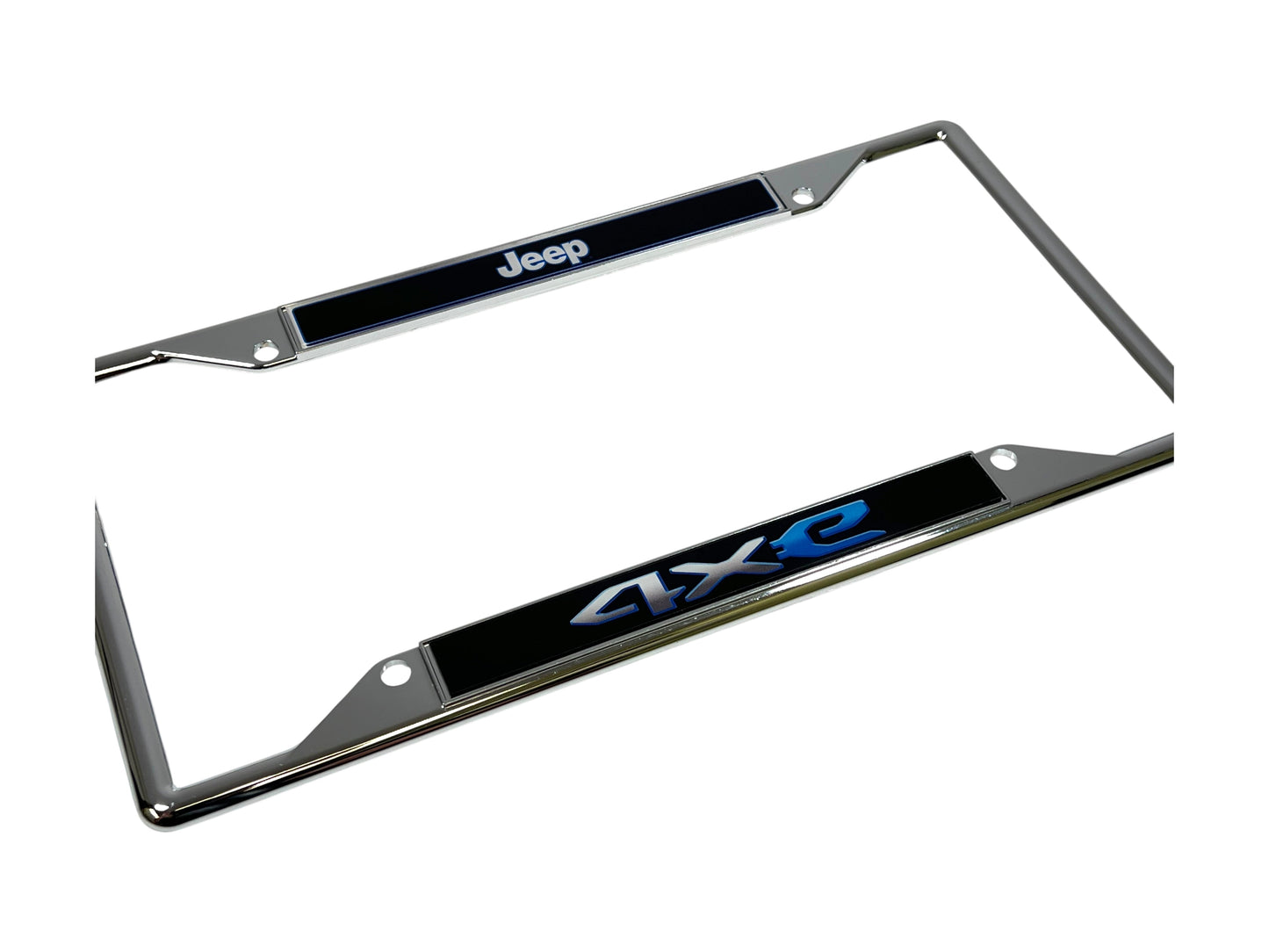 Jeep 4XE Chrome Plated License Plate Frame
