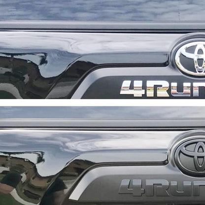 Emblem Overlays Compatible with 4Runner 2010-2024 ABS Plastic Badge Overlay 0516 with Strong Adhesive Matte Black 11Pcs