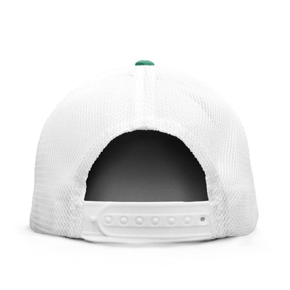 Toyota Car Emblem Mesh Back Baseball Hat - Turquoise/White