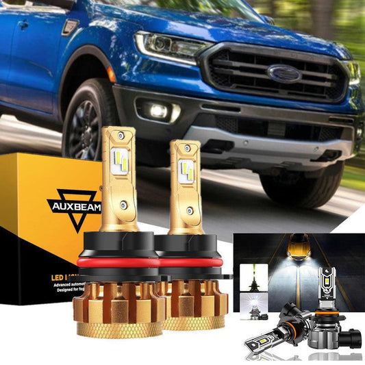 Ford Ranger F-16 Plus Series 9007 Built-in Canbus Automotive Grade 14000LM LED Light Bulbs High Low Beam Bundle