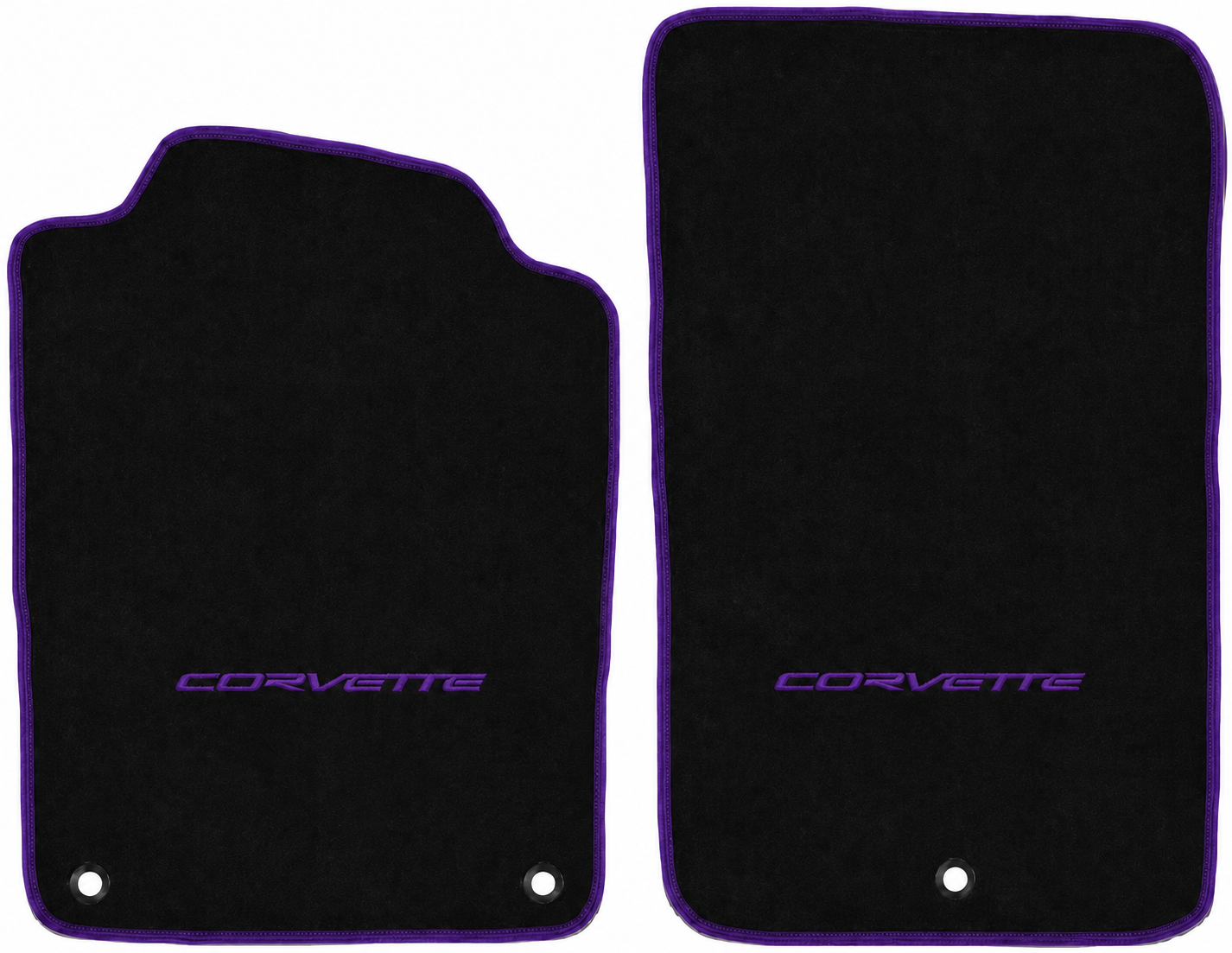 1997–2004 Chevrolet Corvette C5 Premium 18 oz Carpet Floor Mats – Licensed Logos