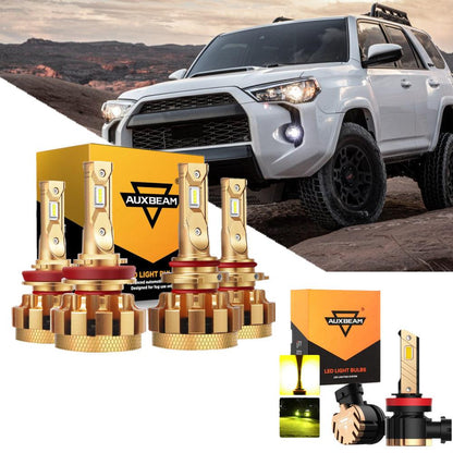 2010-2020 Toyota 4Runner LED Bundle – Low Beam, High Beam & Fog Lights