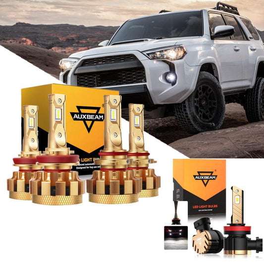 2010-2020 Toyota 4Runner LED Bundle – Low Beam, High Beam & Fog Lights