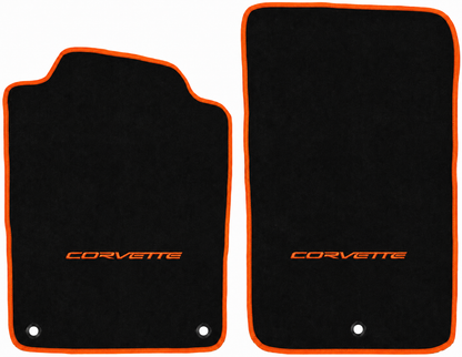 1997–2004 Chevrolet Corvette C5 Premium 18 oz Carpet Floor Mats – Licensed Logos