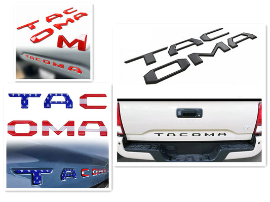 Tailgate Letter Inserts for 2016–2023 Toyota Tacoma