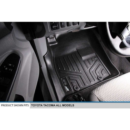 Custom Fit All-Weather Floor Liners for 2005–2011 Toyota Tacoma Double Cab (Automatic Transmission Only)