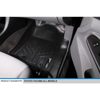 Custom Fit All-Weather Floor Liners for 2005–2011 Toyota Tacoma Double Cab (Automatic Transmission Only)
