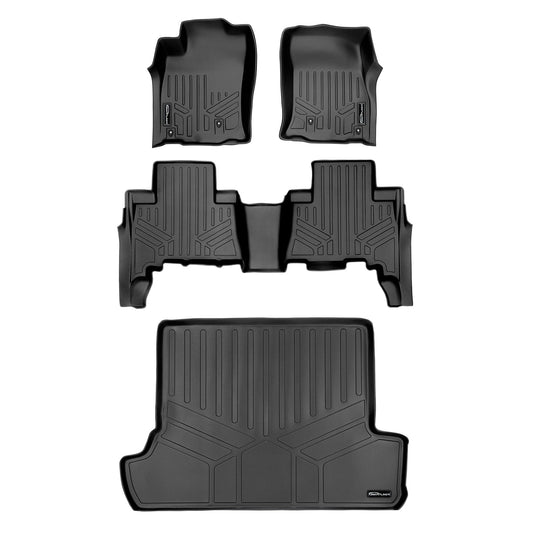 Custom Fit Floor Liners for 2010–2012 Toyota 4Runner – 7 Passenger with 3rd Row Seats
