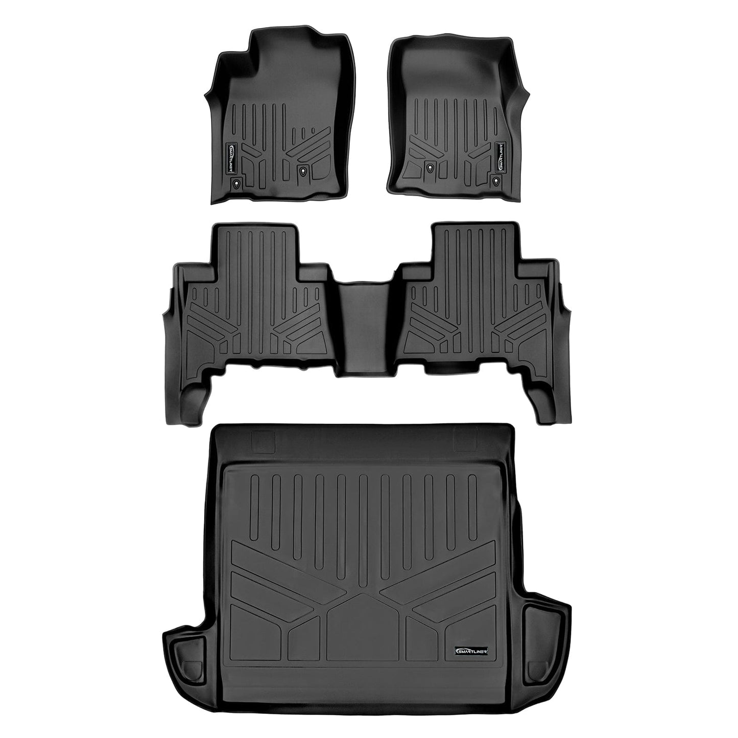 Custom Fit Floor Mats for 2010–2012 Toyota 4Runner – 5 Passenger (Without Sliding Rear Tray)