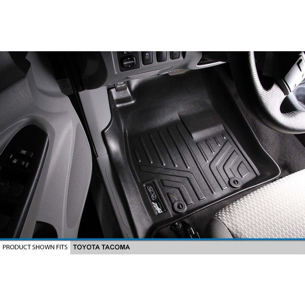 Custom Fit All-Weather Floor Liners for 2012–2015 Toyota Tacoma Double Cab