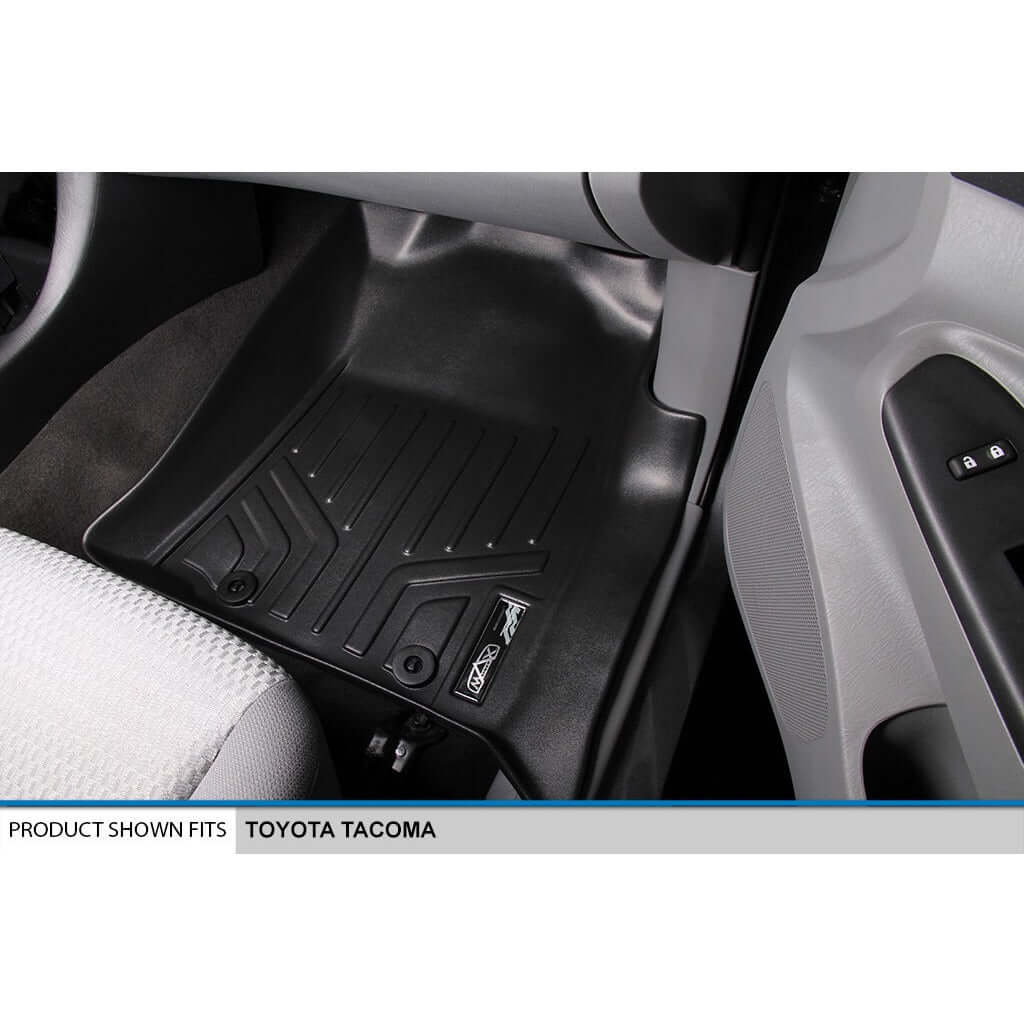 Custom Fit All-Weather Floor Liners for 2012–2015 Toyota Tacoma Double Cab