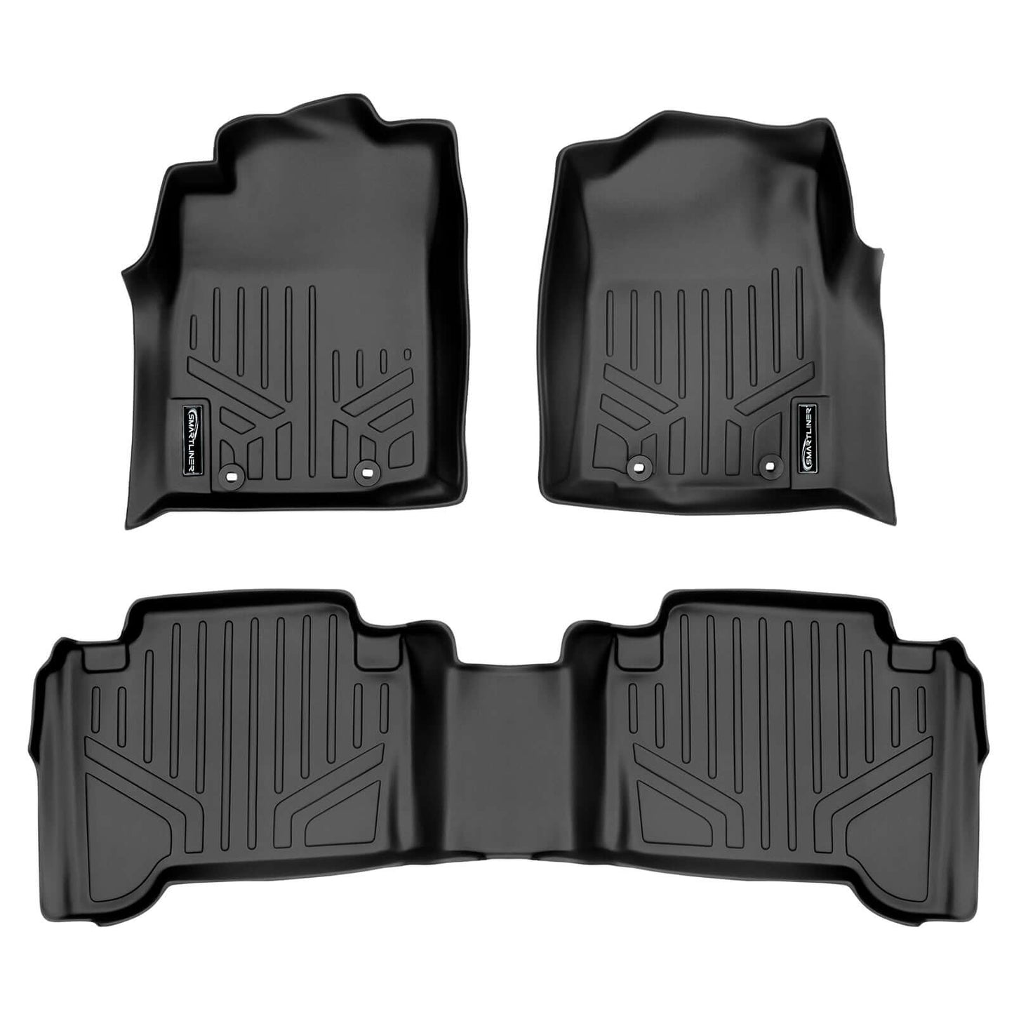 Custom Fit All-Weather Floor Liners for 2012–2015 Toyota Tacoma Double Cab