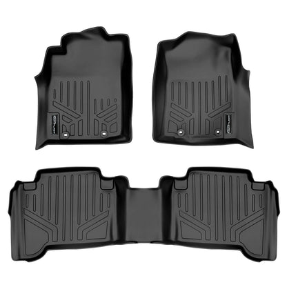 Custom Fit All-Weather Floor Liners for 2012–2015 Toyota Tacoma Double Cab