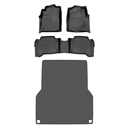 Custom Fit All-Weather Floor Liners for 2012–2015 Toyota Tacoma Double Cab