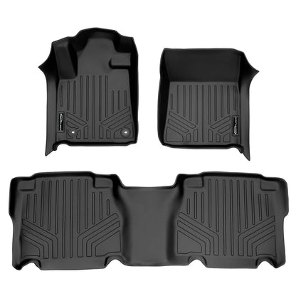 Custom Fit All-Weather Floor Liners for 2012–2013 Toyota Tundra CrewMax Cab