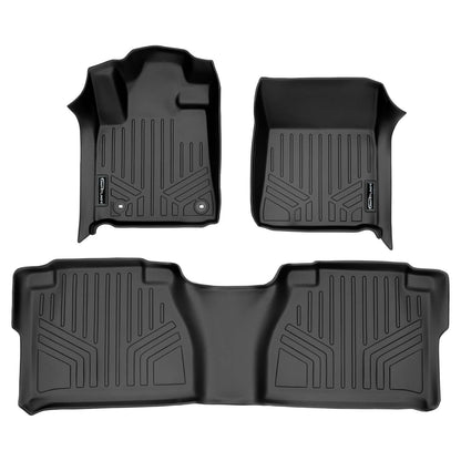 Custom Fit All-Weather Floor Liners for 2012–2013 Toyota Tundra Double Cab