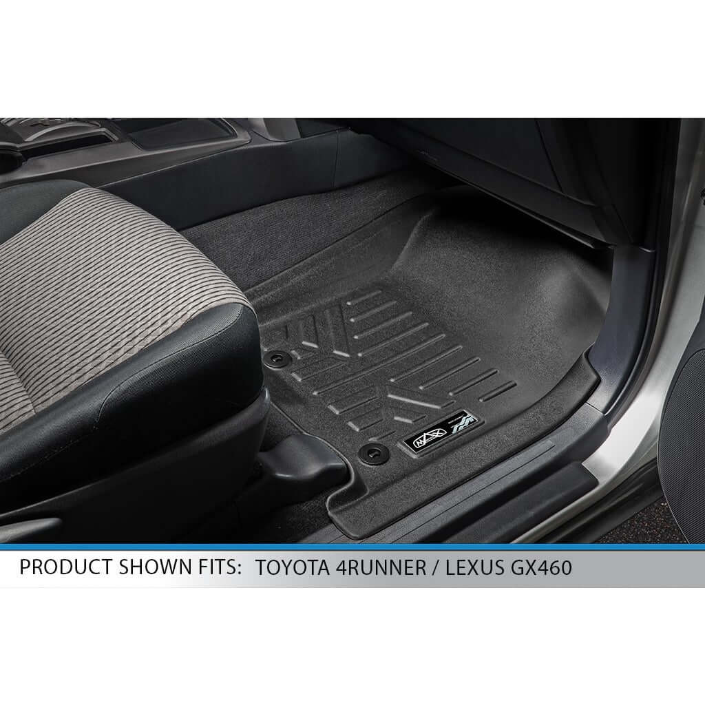 Toyota 4Runner Floor Liners 2013–2024 – Custom Fit, All-Weather, 5 Passenger w/ Sliding Rear Tray