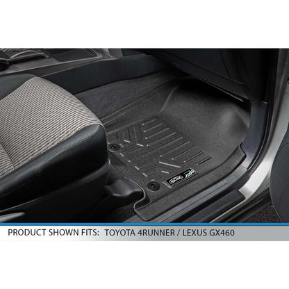 Toyota 4Runner Floor Liners 2013–2024 – Custom Fit, All-Weather, 5 Passenger w/ Sliding Rear Tray